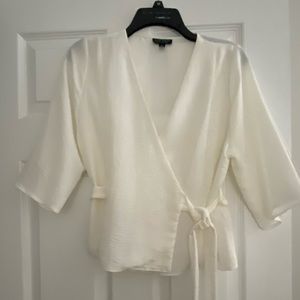 Topshop sheer blouse